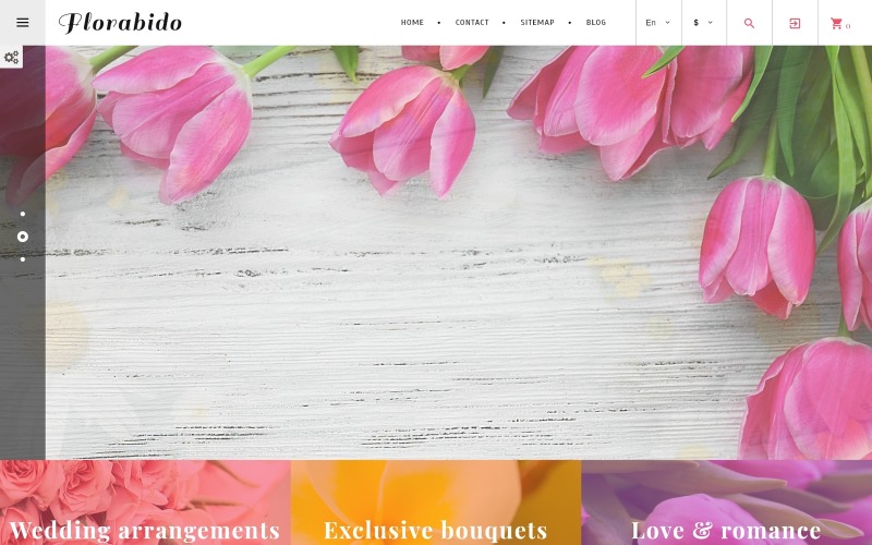 Florabido - Boeketten en bloemenarrangement PrestaShop-thema