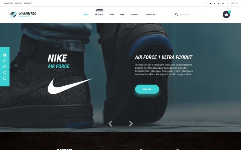Luxury Quality Sneakers Store Shopify Theme