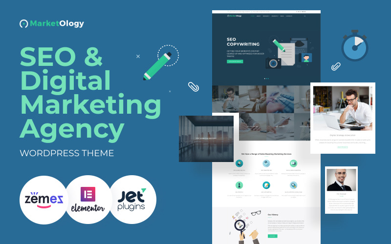 MarketOlogy - SEO szolgáltatások és marketing ügynökség WordPress téma