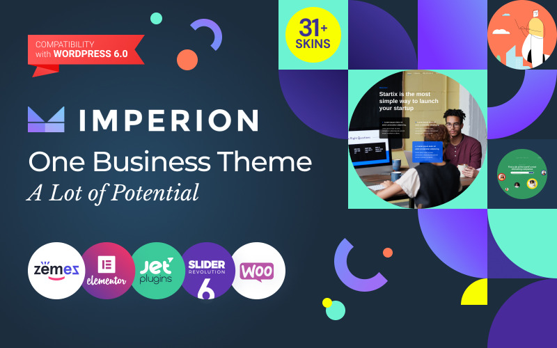 Imperion - Mehrzweck-WordPress-Theme für Unternehmen