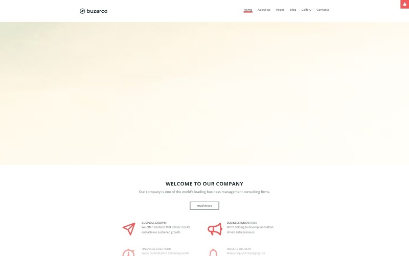Responsive Joomla-Vorlage für die Beratung