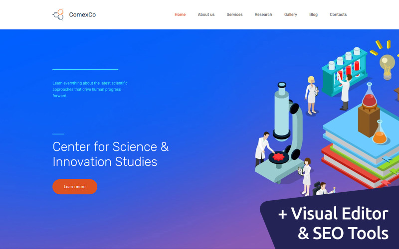 шаблон comex co moto cms 3