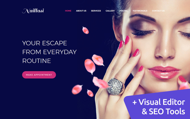маникюр и маникюрные принадлежности премиум moto cms 3 шаблон