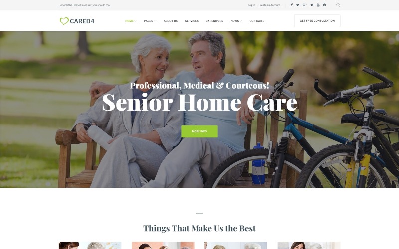 тема wordpress senior care