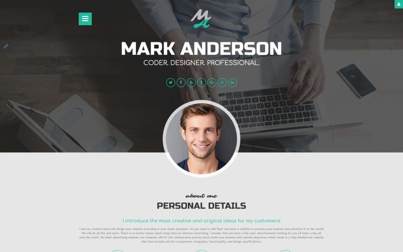 Projektant Portfolio Responsywny szablon Joomla