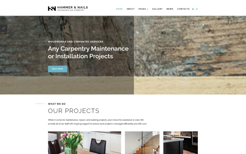 Hantverk Responsive Joomla-mall