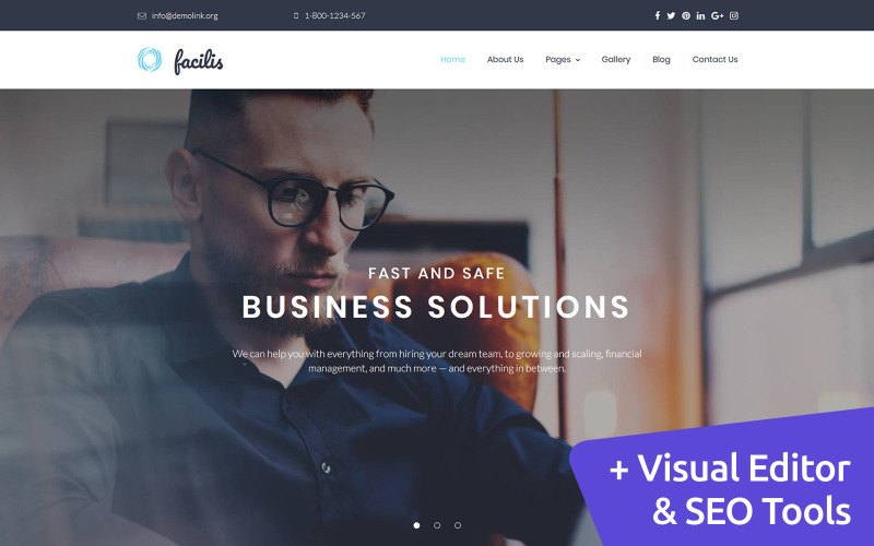 финансовые компании moto cms 3 шаблон
