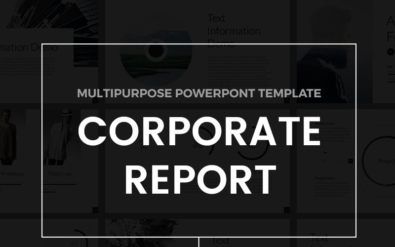 Corporate Report PowerPoint template