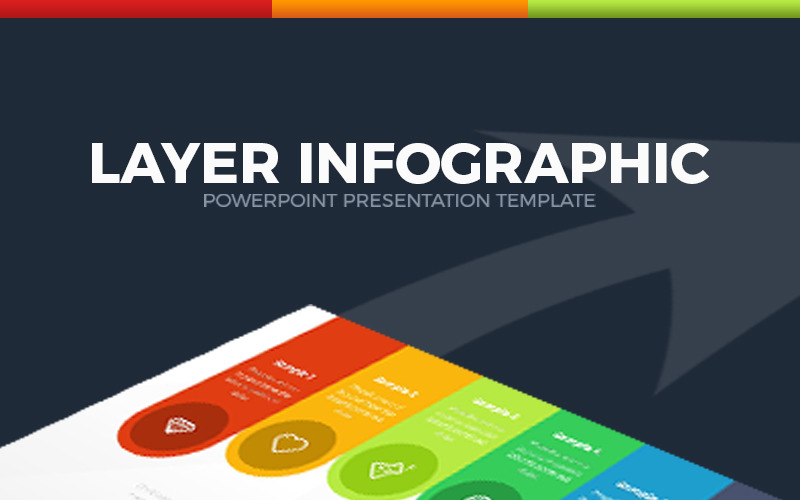 PowerPoint Vorlage namens Layer Infographic #63824