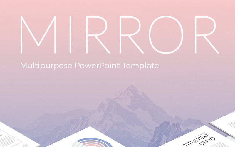 镜子PowerPoint模板