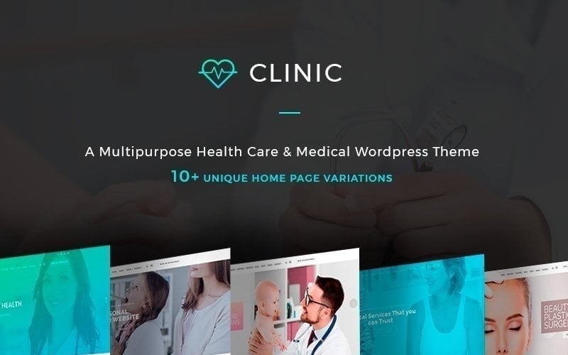Клиника - тема WordPress для медицинского и медицинского центра