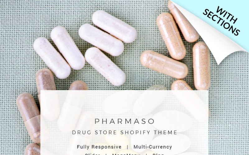 Pharmaso - Shopify Тема для аптеки