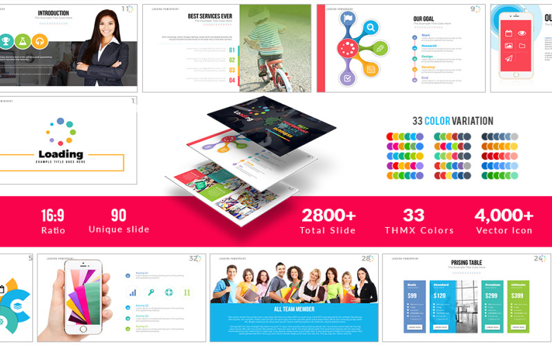 PowerPoint Vorlage namens Loading #63990