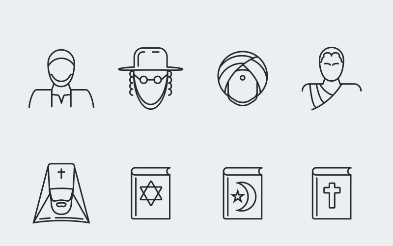Download Набор иконок "Religion vector icons vol.1 Set" / Religion vector icons vol.1 Set - Набор иконок на тему графика vector, icon, simple, outline, flat, illustration, computer, interface, graphic, design, art, web, symbol, fishing, fish, sport, nature, hobby, camping, holiday