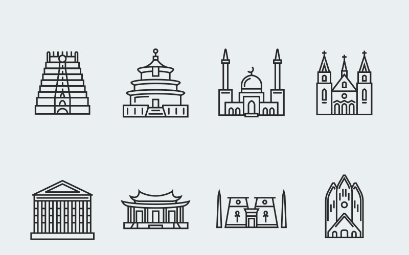 Download Набор иконок "Religion vector vol.2 Icon Set" / Religion vector vol.2 Icon Set - Набор иконок на тему графика vector, icon, simple, outline, flat, illustration, computer, interface, graphic, design, art, web, symbol, fishing, fish, sport, nature, hobby, camping, holiday
