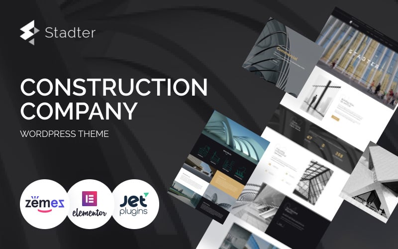 Stadter - Construction Company WordPress Theme