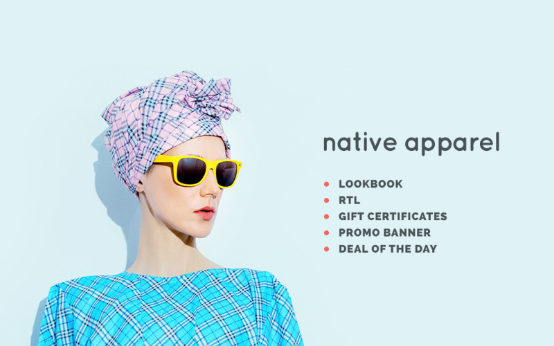 адаптивный шаблон opencart для одежды