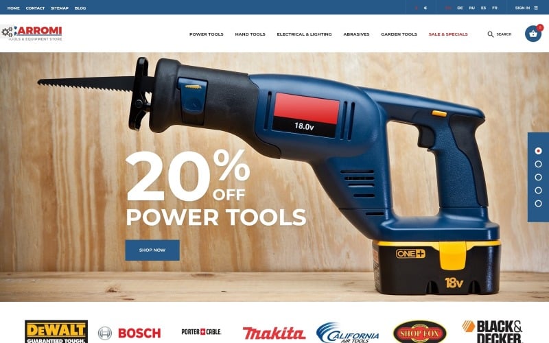 тема carromi prestashop