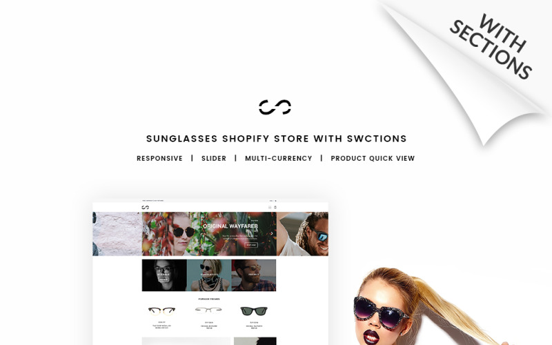 Modowy responsywny motyw Shopify