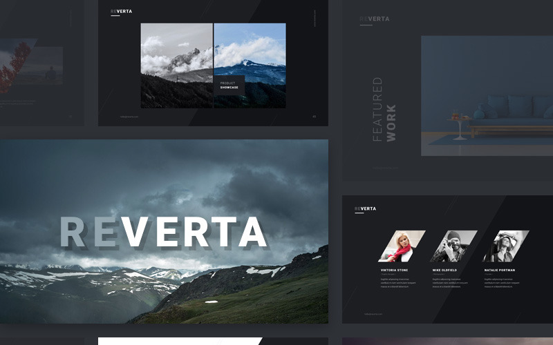 Reverta PowerPoint-sjabloon