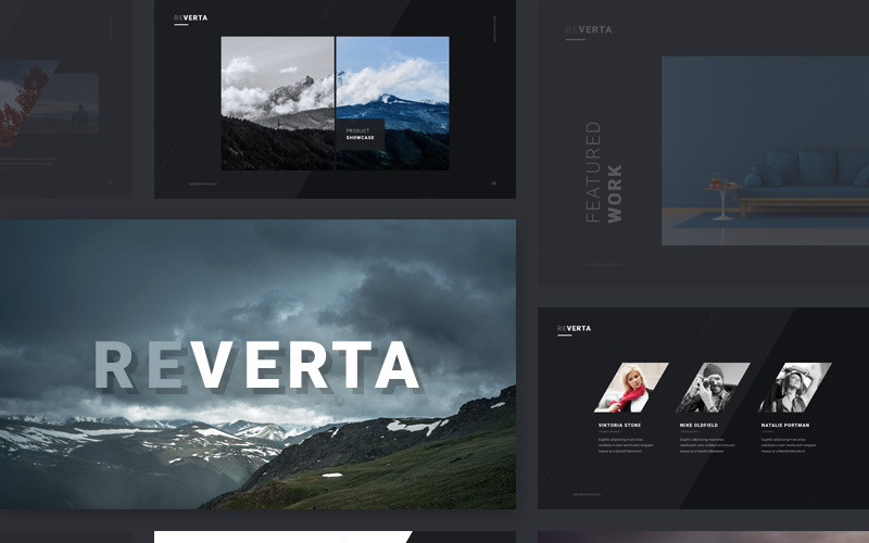 Reverta шаблон PowerPoint
