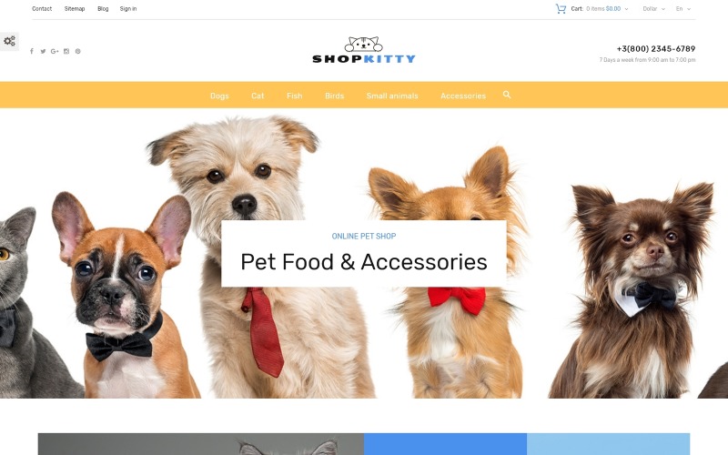 тема shopkitty prestashop