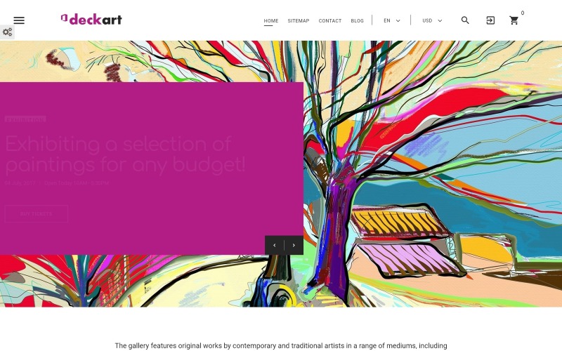 deckart отзывчивая тема prestashop