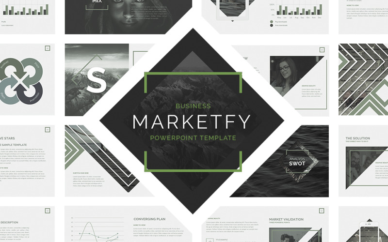Marketfy PowerPoint şablonu
