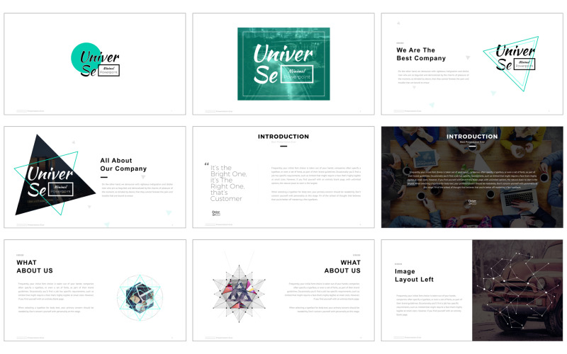 Universe PowerPoint template