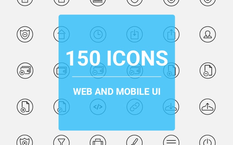 Web ikoner Pack Set