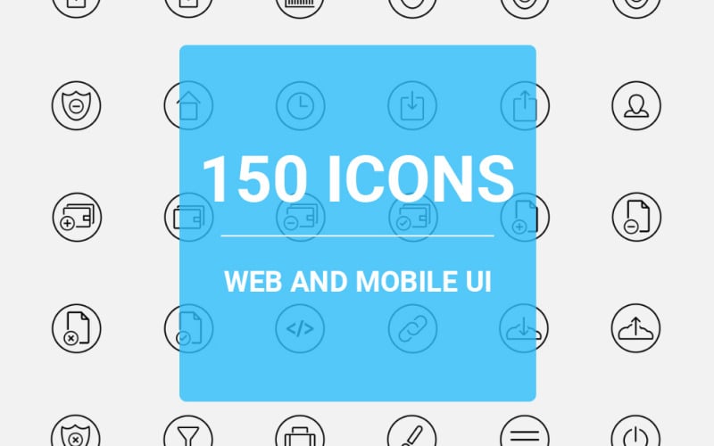 Webpictogrammen Pack Set