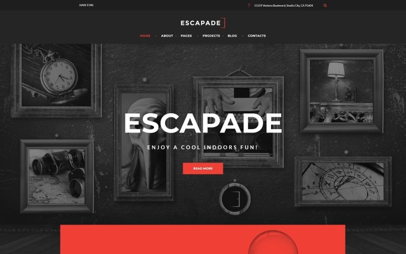 Escapade - Tema WordPress adaptable para Escape Room