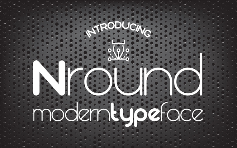 Nround lettertype