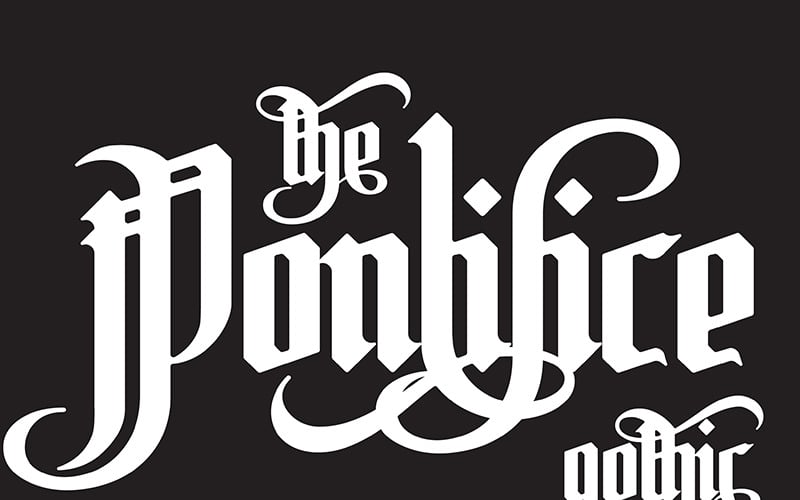 Download Шрифт "Pontifice Font" / Pontifice Font - Шрифт на тему графика gothic font typeface vintage alphabet lettering