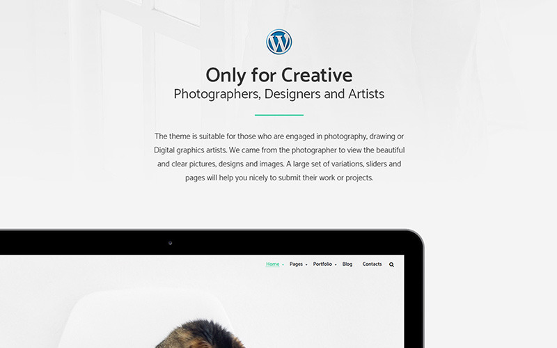 Spacer - Tema WordPress per portfolio fotografico