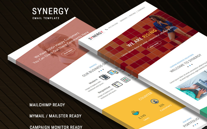 адаптивный шаблон рассылки электронной почты