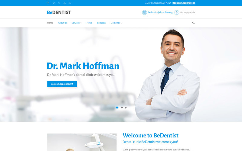 BeDentist - Drupal шаблон Dentist & Medical Premium