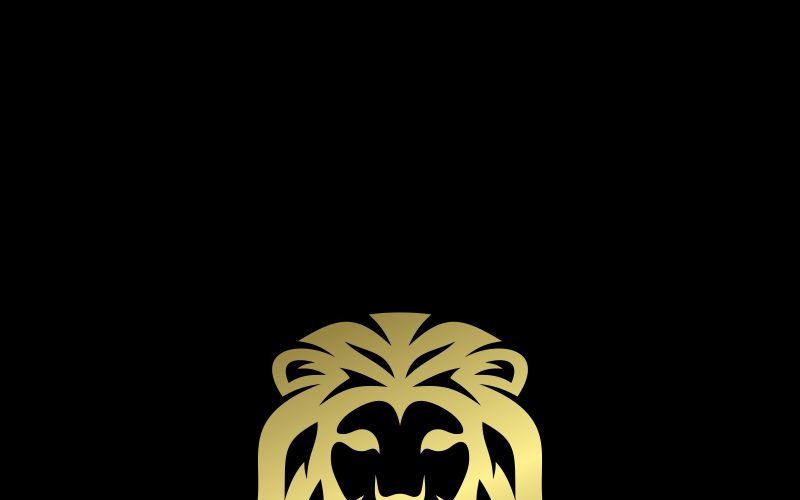 狮子徽标模板