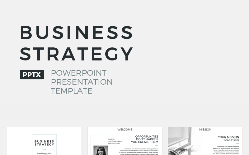 Szablon PowerPoint Business & Services