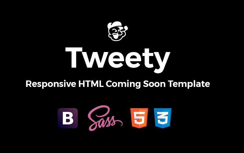 Tweety - Plantilla de página de destino de página de destino HTML5 de varios conceptos de siguiente nivel