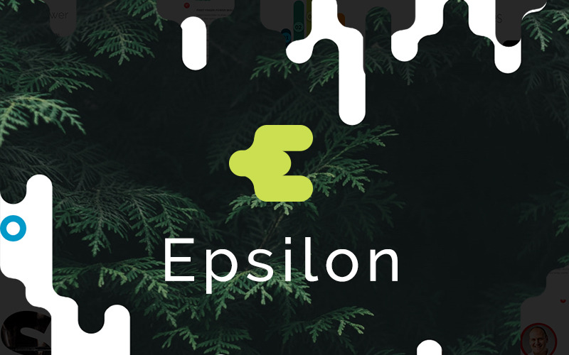 Epsilon PowerPoint-presentatie PowerPoint-sjabloon