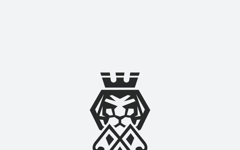Koning Logo sjabloon