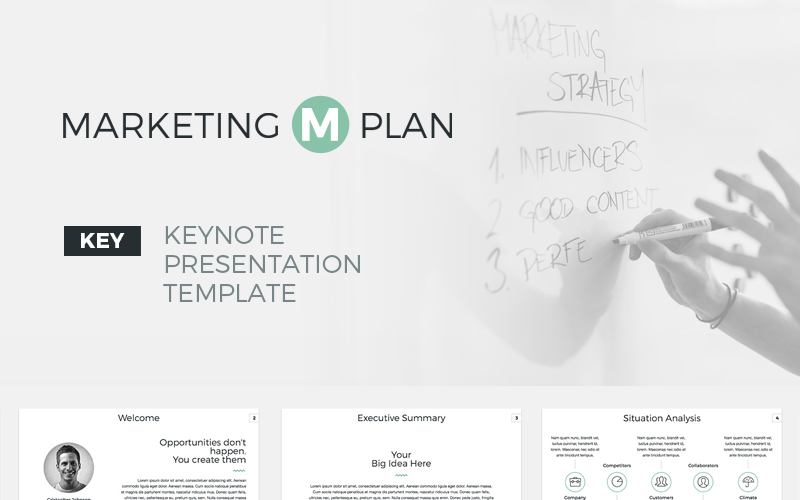 Marketingplan Keynote - Keynote-sjabloon