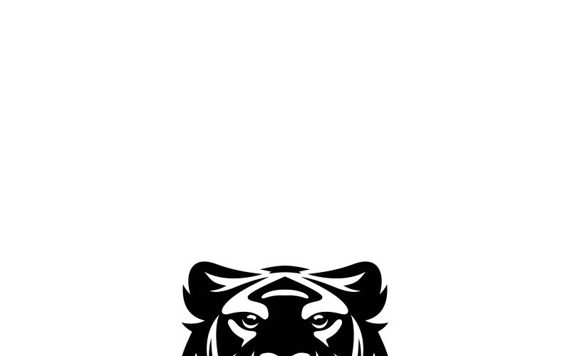 Modello di logo della tigre