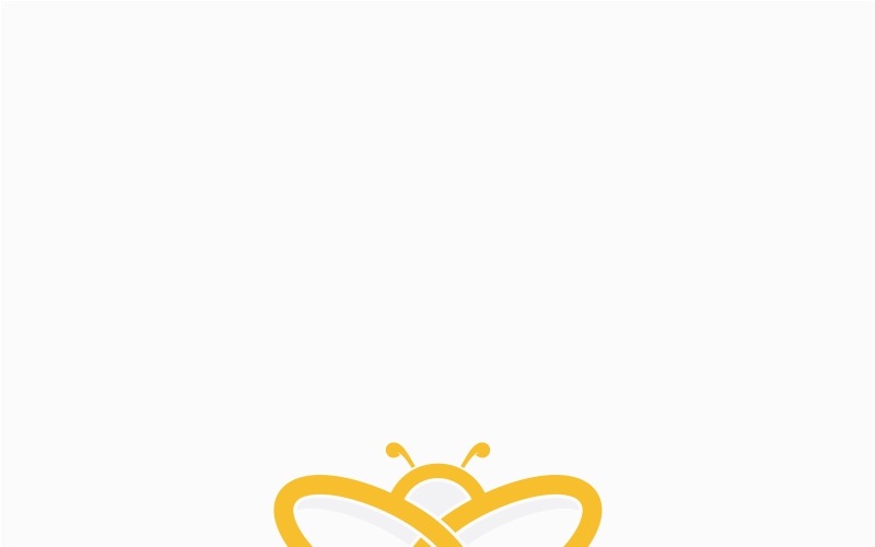 Szablon Logo Infinity Bee