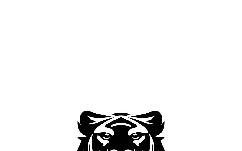 Download Шаблон логотипа "Tiger Logo Template" / Tiger Logo Template - Шаблон логотипа на тему графика academy baseball basketball cat clubs football guard jaguar king lion modern panther power puma security shield simple sport strong team tiger