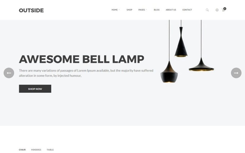 Buiten - Minimalistisch WooCommerce-thema