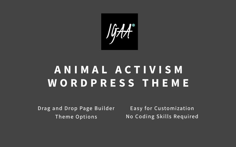 тема wordpress animal activism