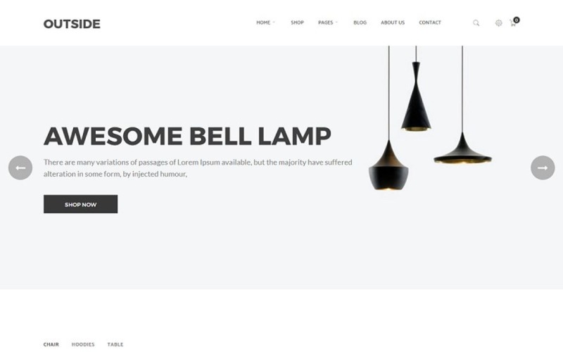 минималистская тема woocommerce