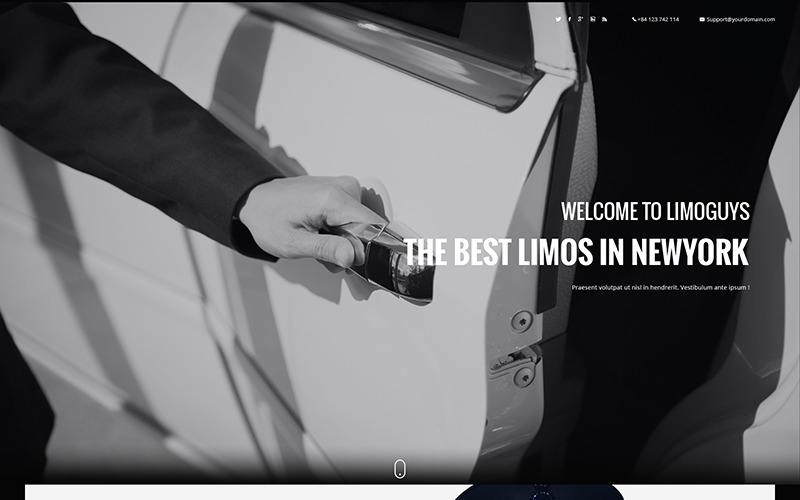 Limoguys - Modelo PSD de aluguel e serviço de automóveis